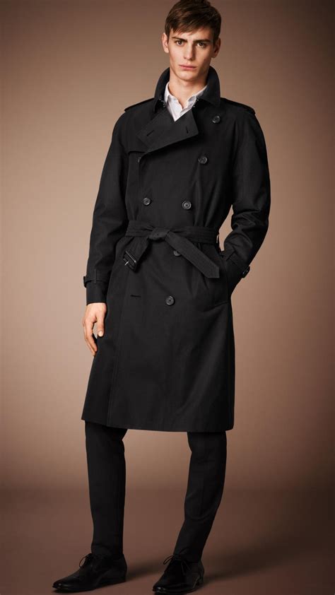 burberry black trench coat mens|burberry trench coat men price.